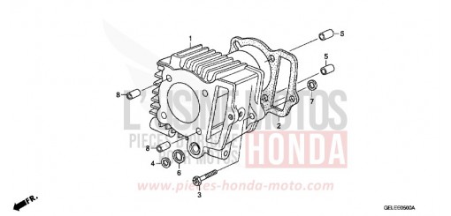 CYLINDRE CRF50F7 de 2007